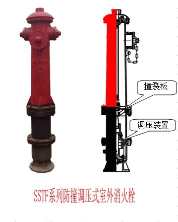 防撞調壓型室外地上消火栓